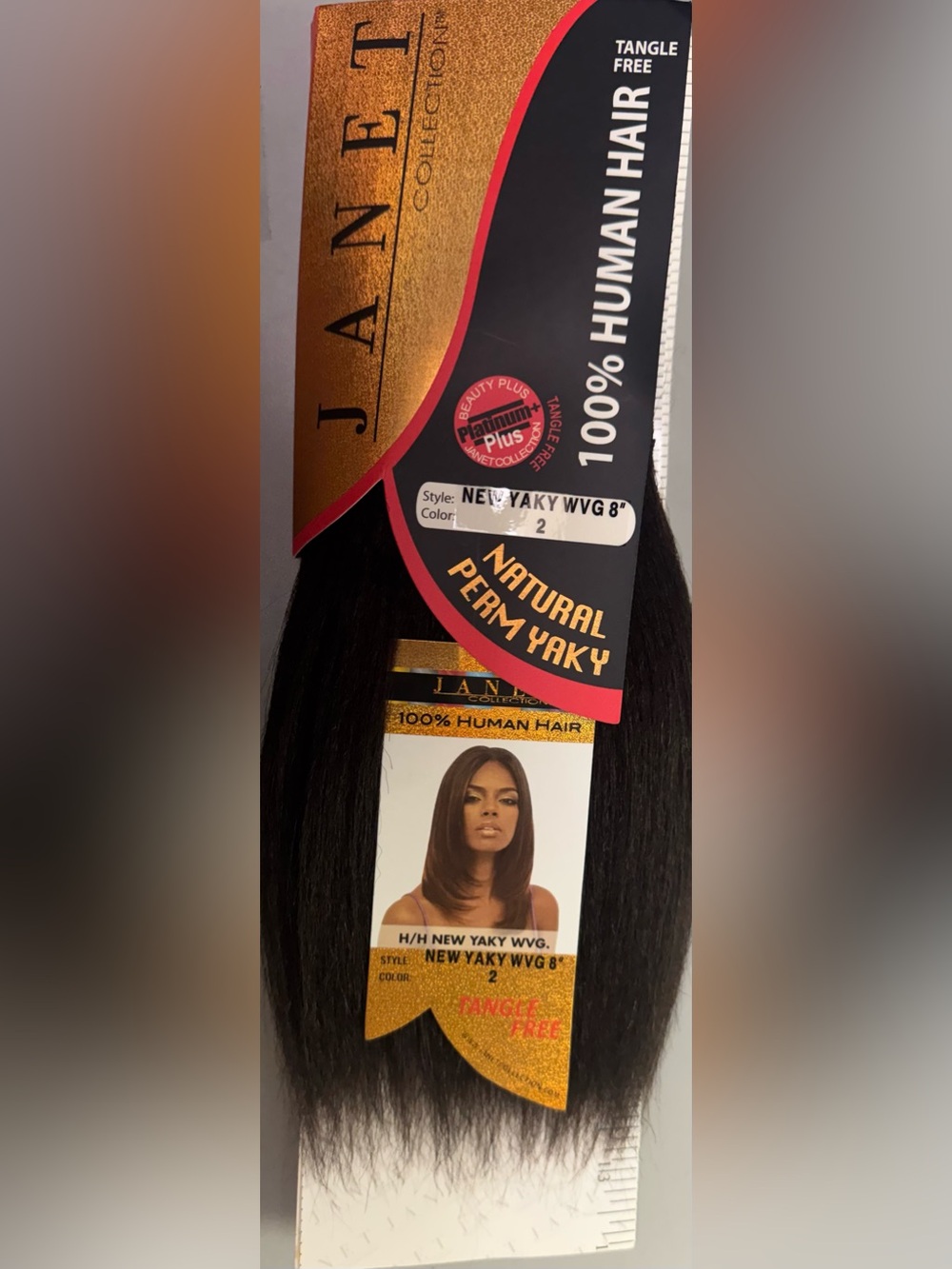 Janet Collection. 100% human hair. New Yaky. Perm yaky.
